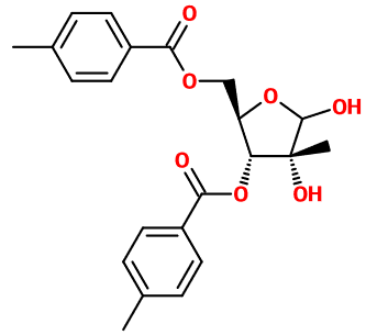 (image for) MC095936 2-C-Methyl-3,5-bis-O-(4-methylbenzoyl)-D-ribofuranose